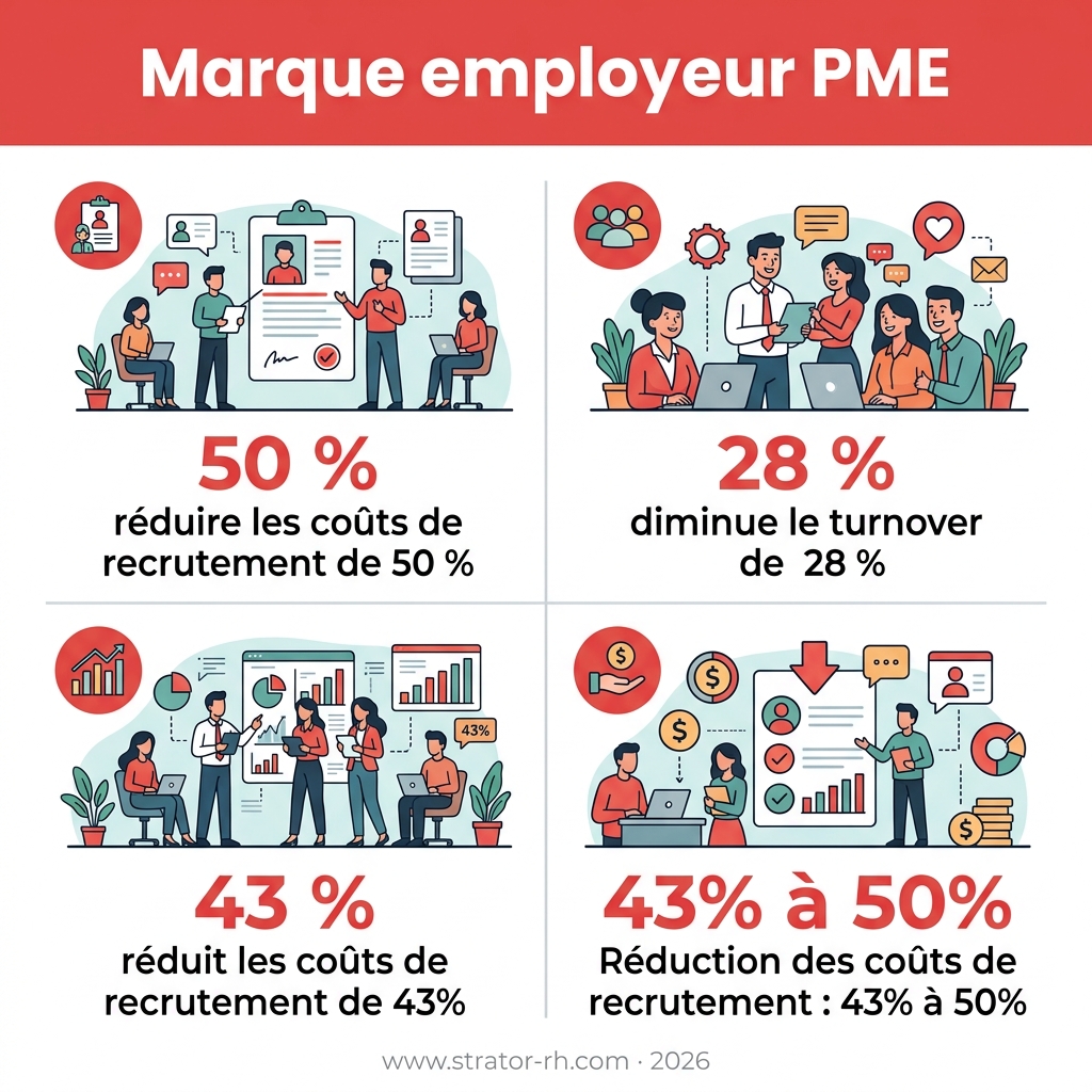 Infographie — marque employeur PME